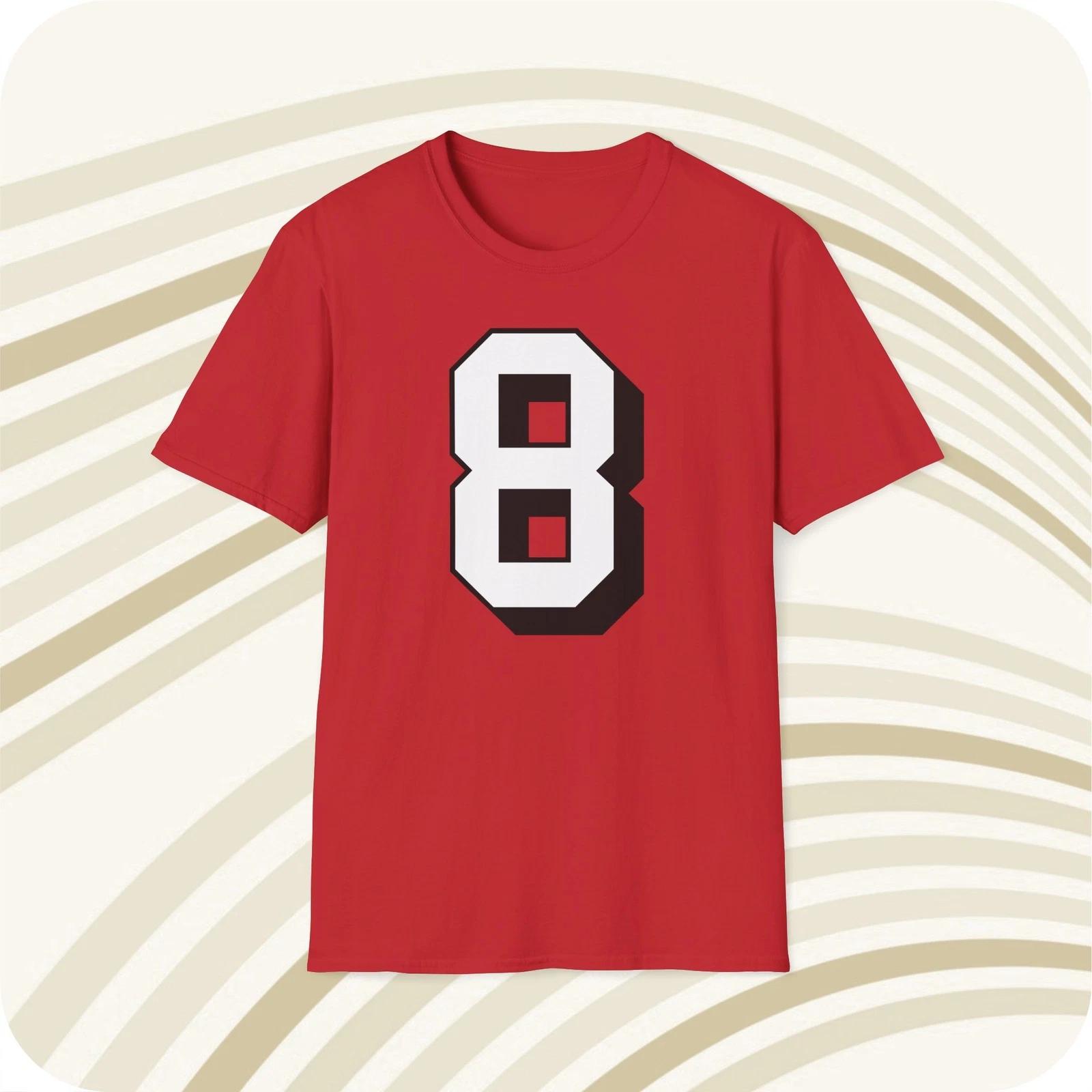 Steve Young #8 San Francisco 49 ers NFL Jersey T shirt - Front & Back Print L
