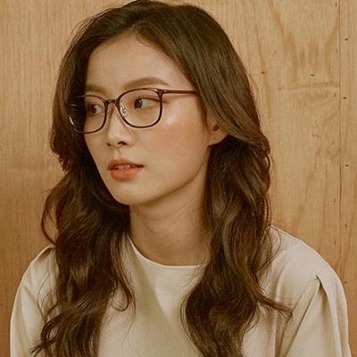 Aloeyewear [ALOXROUNZ] AR5021A C23 Ultraleichte Ultem Braune Breite Quadratische Brille