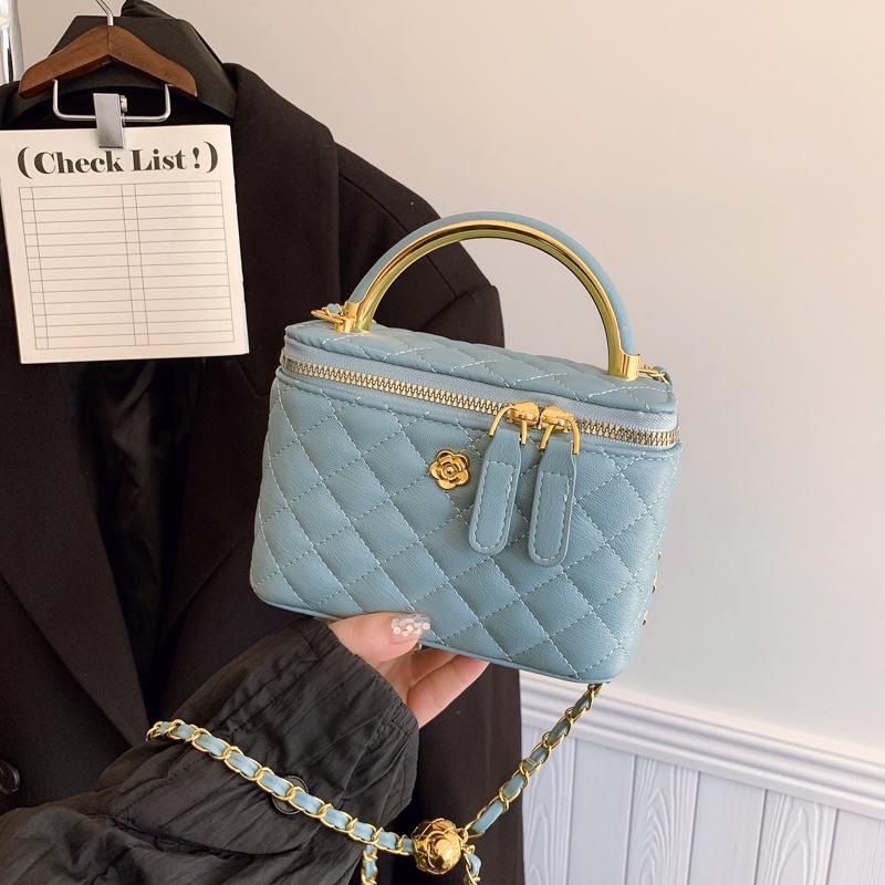 Geantă crossbody retro cu zale diamantate 2024 - Geantă de umăr versatilă cu lanț pentru femei