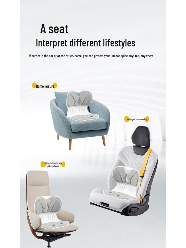 Ergonomikus deréktámasz párna irodaszékhez