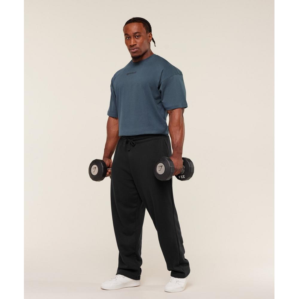 Gymshark Olde English T shirT Gs sTealTh Blue A3b5y Ud6s