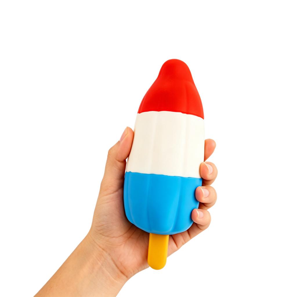 Slow Rebound Squeeze Toy Popsicle Shape Soft Foam Stress Relief Toy for Hand Exercise and Sensory Play Durable Material Safe for All Ages