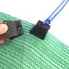 50/30/10Pcs Black Butterfly Type Sunshade Net Clips Windproof Net Hook Agriculture Shadow Film Fix Clamp Outdoor Tent Hang Tongs