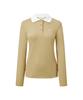 Antomas Spaceship Logo Wappen Pique Polo Women'S - Beige