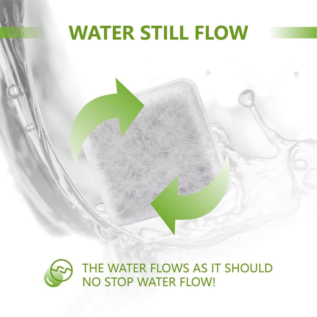 Cat Fountain Filter Deep Purification Pet Water Fountain Charcoal Replacement Filters For Small Large Puppy Kitten Home Indoor