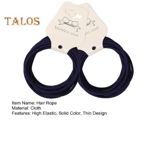 20Pcs Grosso Cabelo Laços Fino Material Alta Elástico Cabelo Cordas Antiderrapante Cabelo Tops Mulheres Meninas Faixa de Cabelo