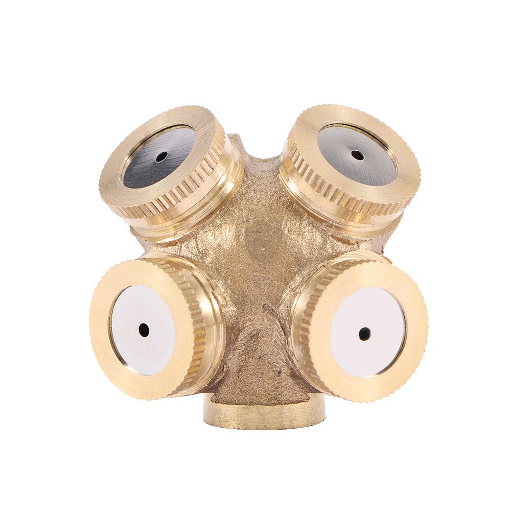 1/2/3/4 Holes Agricultural Connector Lawn Watering Cool Dust Irrigation System Spray Nozzle Garden Tools Misting Sprinklers