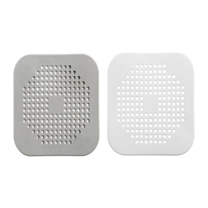 2Pcs Kitchen Sink Drain Protector with Suction Cup Shower Drain Hair Catcher Sink Strainer for Kitchen Bathroom Bathtub Basin