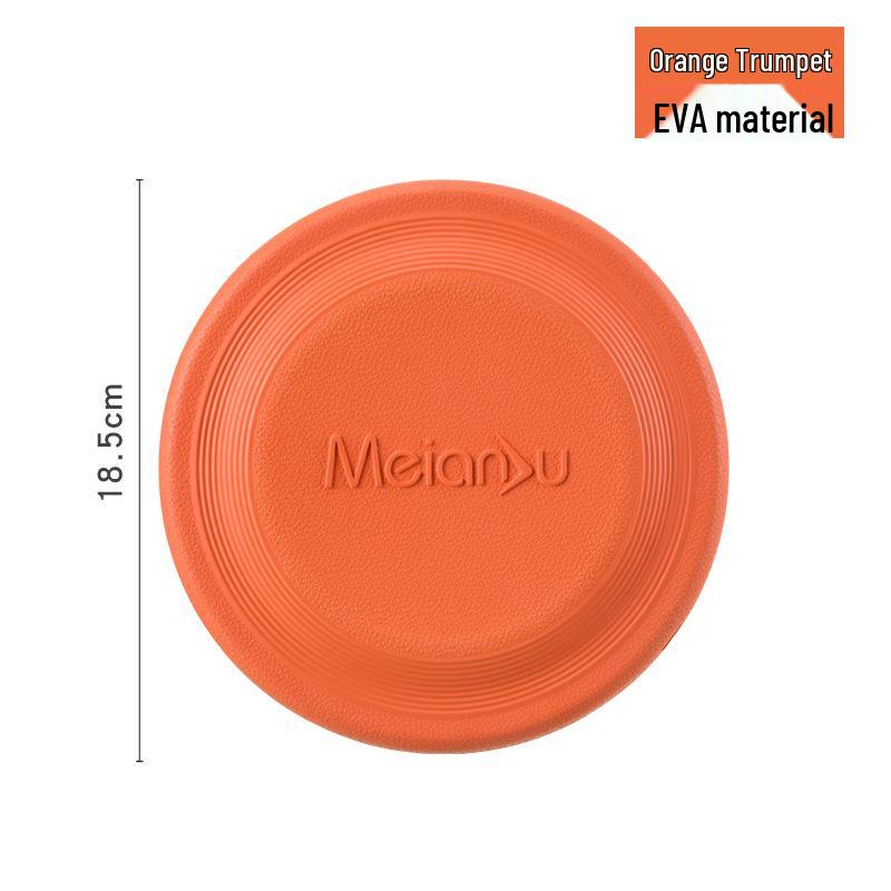 Meianju Durable Floating Soft Frisbee Toy for Dogs - TPR Material, Ideal for Training and Outdoor Fun