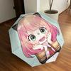1PC Cat-eared Chibi Pattern Small Travel Compact Windproof Umbrella, Automatic Folding Umbrella, Automatic Open/Close ,Gift-65