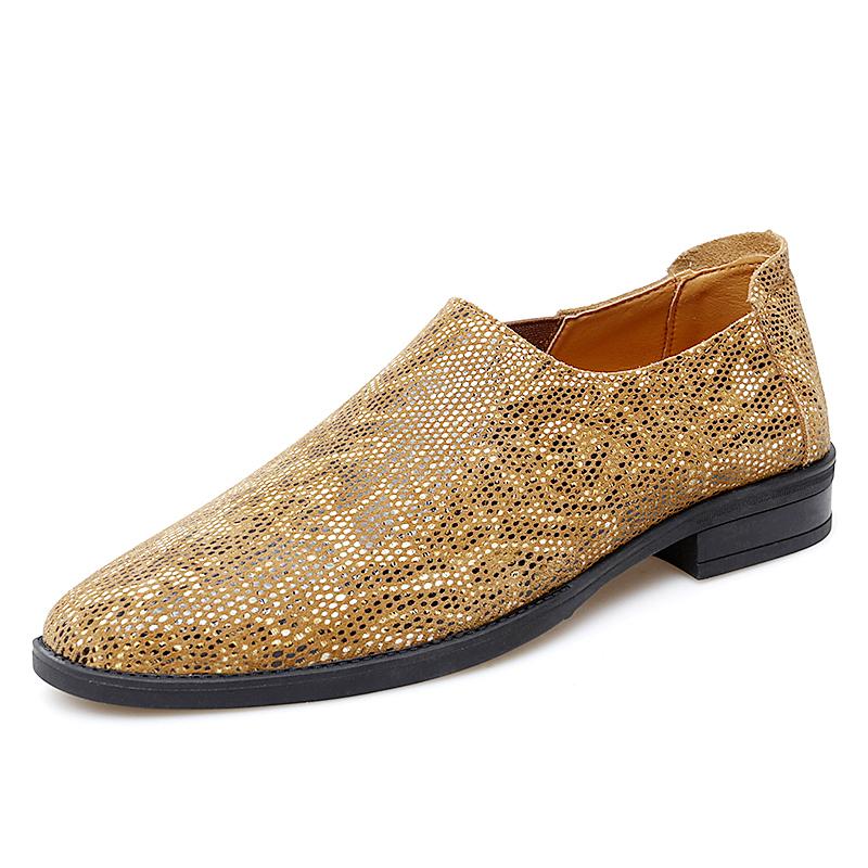 

Удобные ленивые балетки, блестящие мужские туфли с острым носком, натуральная кожа, мужские мокасины, модная повседневная обувь, индивидуальная обувь для вождения 48 коричневый