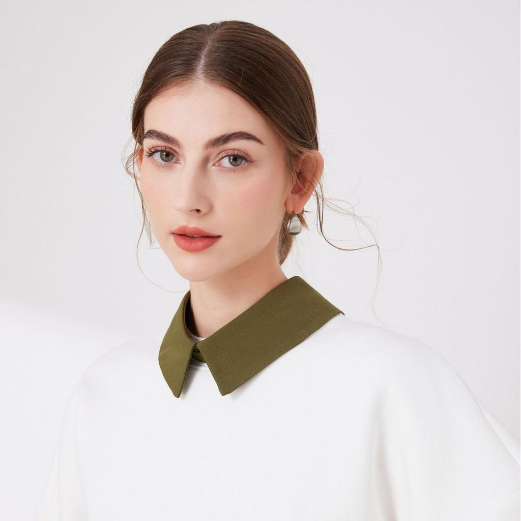 Casual Lapel Fake Collar Accessories Detachable Shirt Collar for Women Sweater False Collar Lapel Top Neckwear Ties
