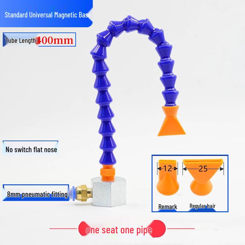 Adjustable Magnetic Base Air Nozzle with Universal Gooseneck Tube