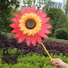 Winds Spinners for Lawns Patio Colorful Sunflower Pinwheel Toy Windmill Bulk 6pcs Party School Event Garden Lawns Pinwheels