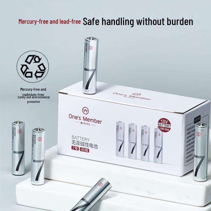 No. 1 Member Shop High-Performance Alkaline Batteries CN plug (adapter included)