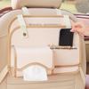 Large Capacity Foldable Car Backseat Table Food Tray Car Work Dining Table  Car Organizer