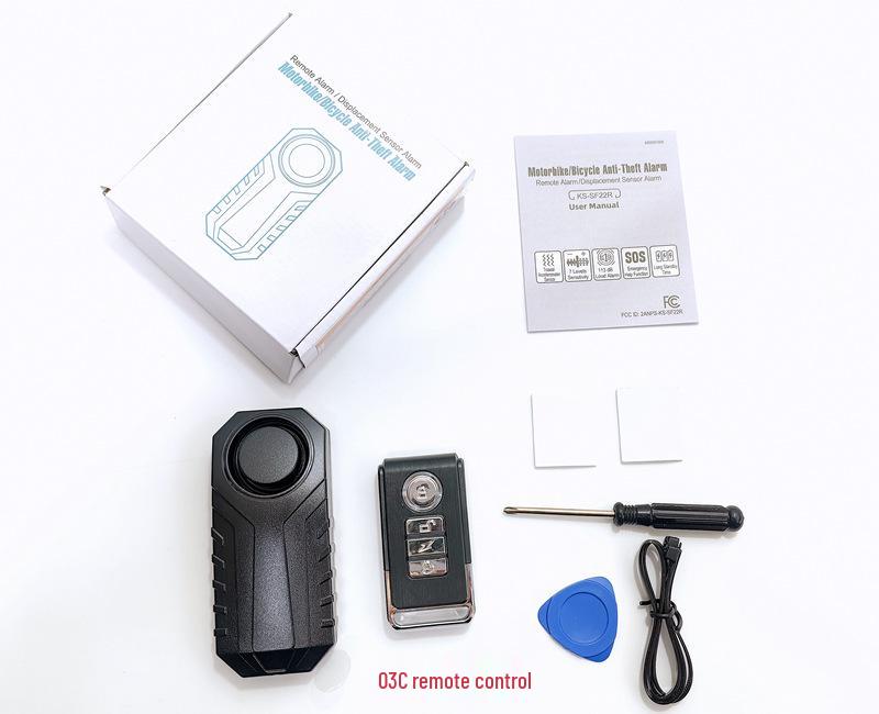 Cross-border Wireless Bicycle Anti-theft Alarm with Remote Control and Vibration Sensor SF22R