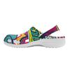 Unisex Printed EVA Clogs Breathable Lightweight Garden Shoes Slip On Beach Bathroom Pool Home Summer Wear Indoor Outdoor Use