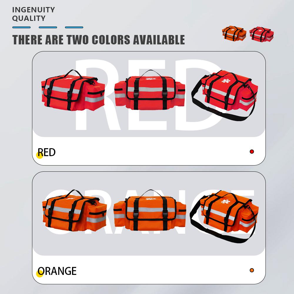 Camping Emergency Aid Responder Bag Empty Trauma Bag for Outdoor Supplies Carry Bag Shoulder Bags EMS Dixigear Empty First Respo