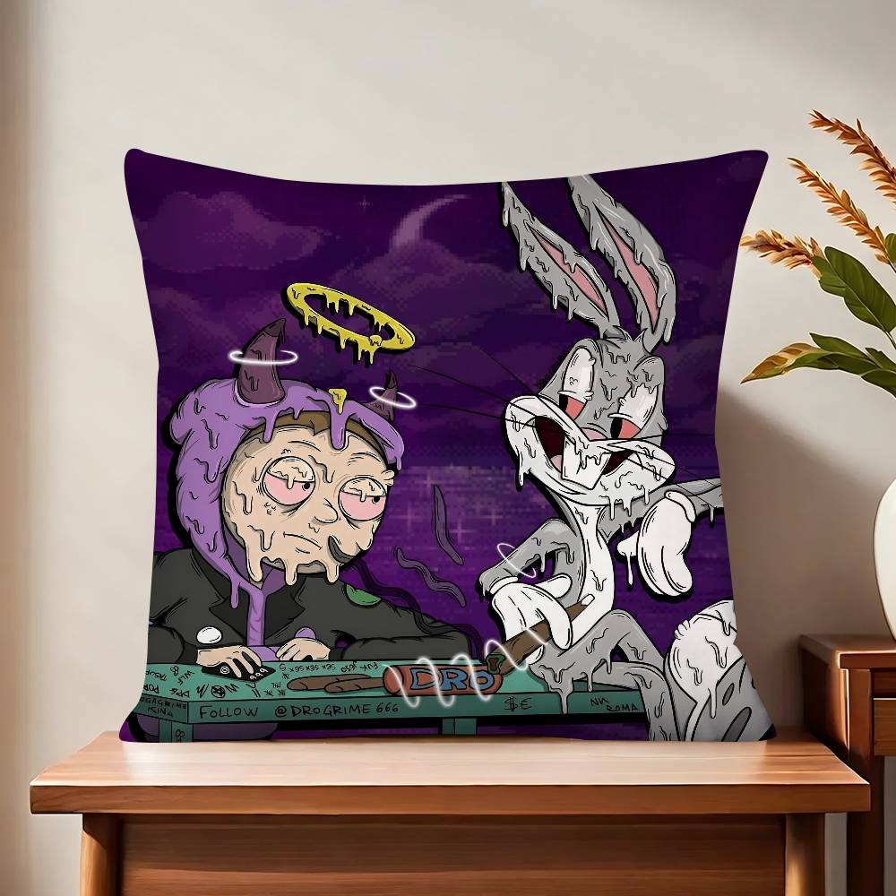 Tha S-Supreme Rapper Thasup Pillow Case Fashion Square Pillowcase Bedroom Sofa Room Ins Decoration Leisure Cushion Cover