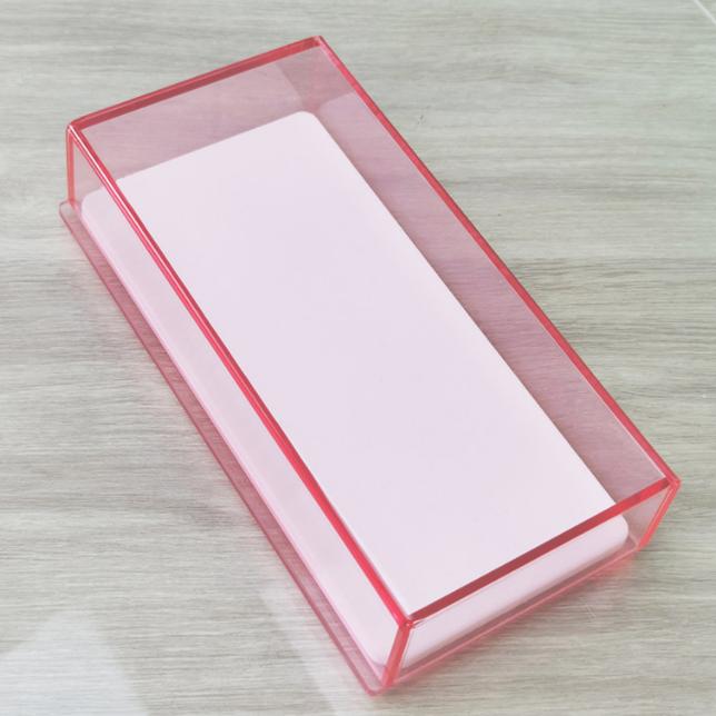 High Quality Custom Logo Acrylic Rectangular Eyelash Tile Case Cover Durable Extension Tool Case Custom Logo Color