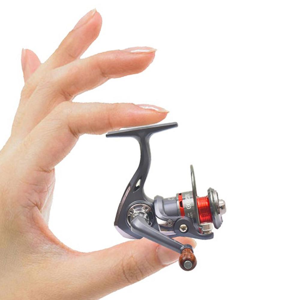 Mini Spinning Fishing Reel 6KG Max Drag Power Metal Coil for Winter Ice Lure Saltwater Freshwater Small Outdoor Fishing Wheel 260319