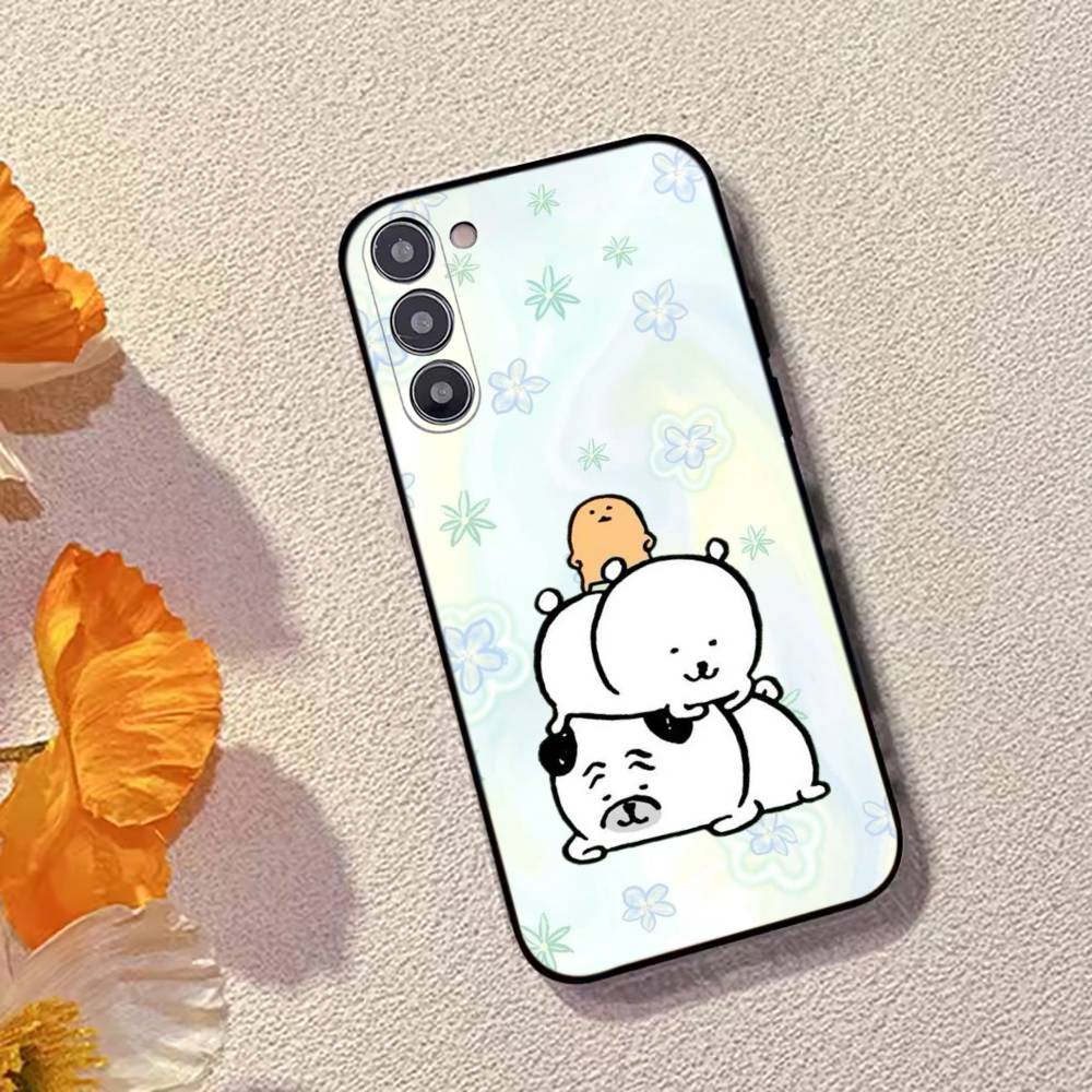 Funny Cartoon J-Joke B-Bear Phone Case For Samsung Galaxy A73,A72,A71,A70,A53,A52,A51,Soft Silicone Black Cover
