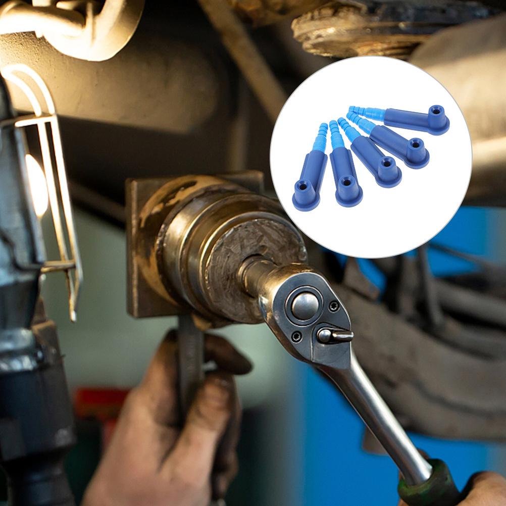 6Pcs Brake Fluid Replacement Tool Connectors Easy Operation Safe Reliable Compact Adapter Kit Brake Fluid Connector
