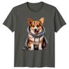 Corgi Dog Hoodie Dogs Animals Unisexs TShirt Unisexs Tee Graphic Unisex Top
