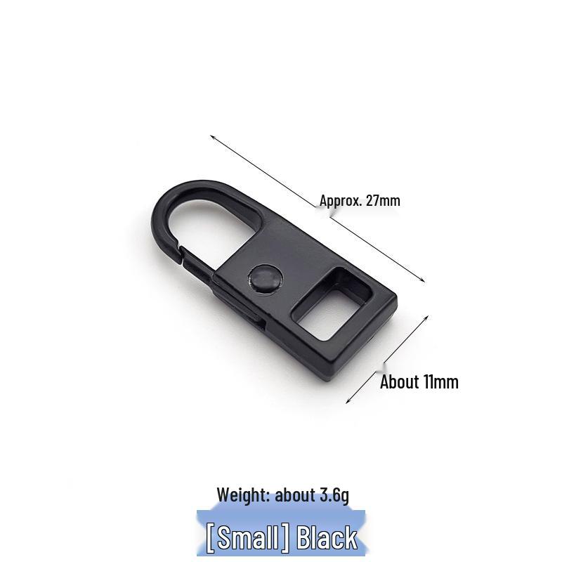 Tool-Free Metal Zipper Puller for Luggage, Bags, Jackets, Clothes, and Shoes