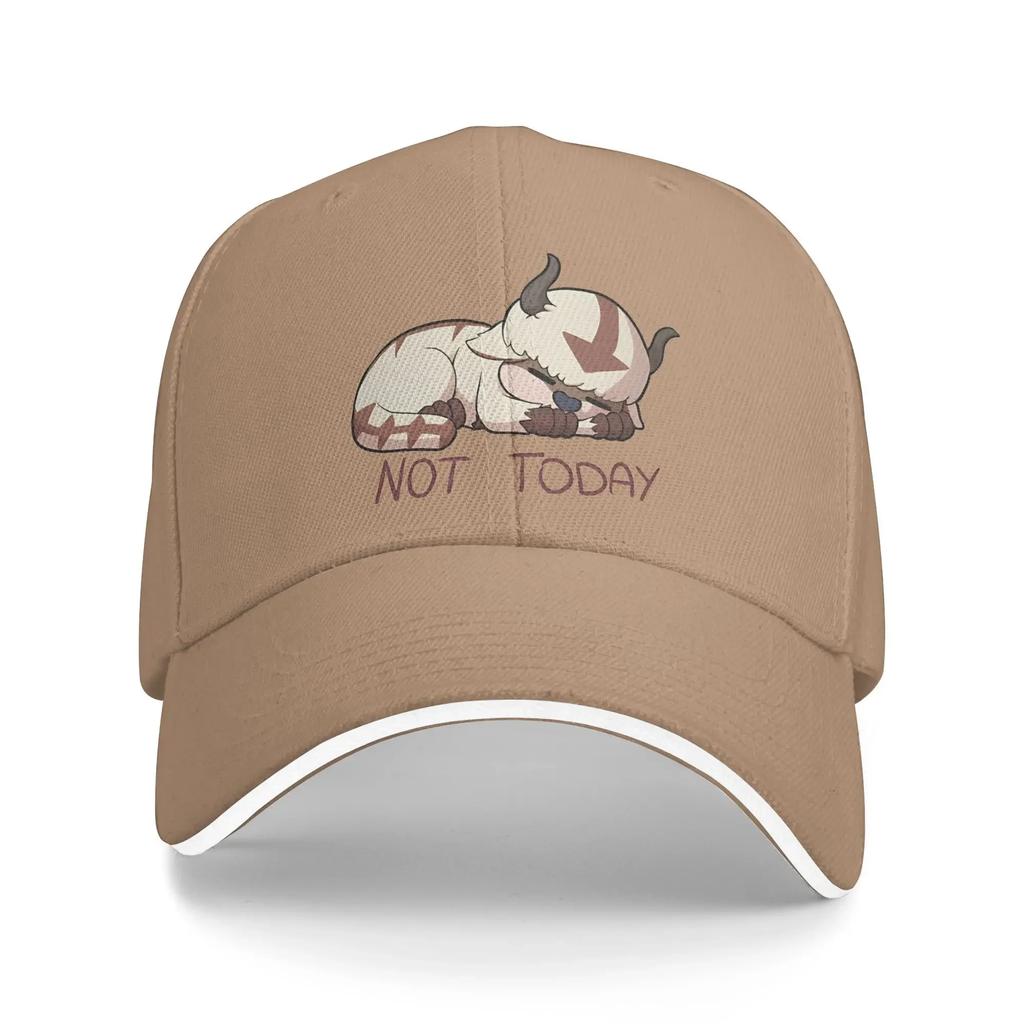 aAppa Not Today Baseball Caps Retro The Last Airbender Sandwich Caps for Men Women Breathable Sun Hat Sport
