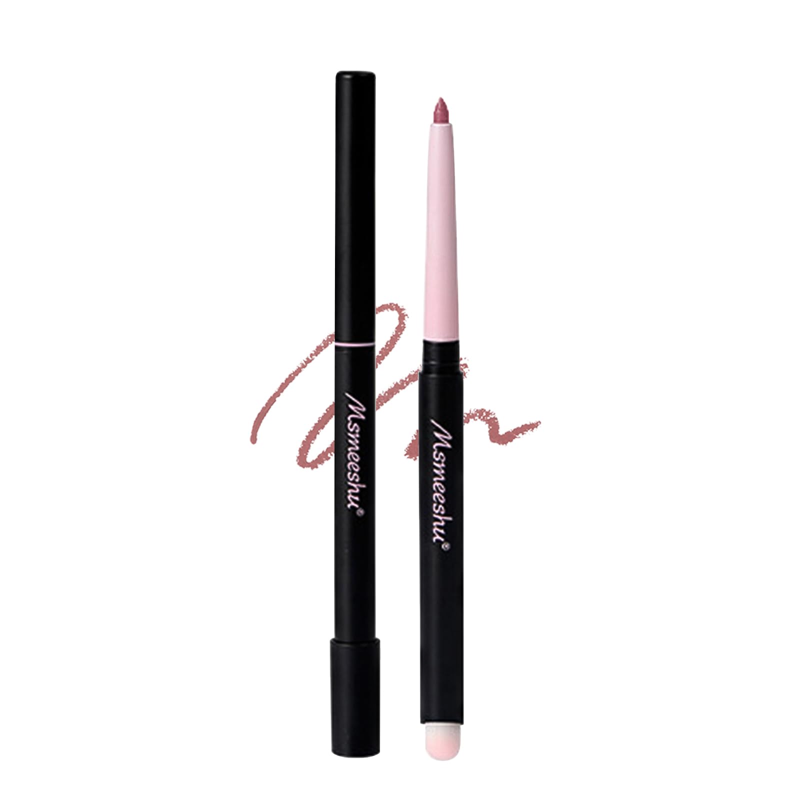 DayaEmmoTQ Plump Lip Liner, 24-Hour Lasting Lip Liner Pencil, High Color Payoff, Waterproof, Long-Lasting, Smooth Velvet Matte Lip Makeup