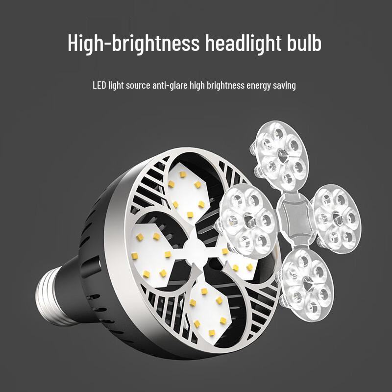 Oeny 45W E27 LED PAR Spotlight with Fan