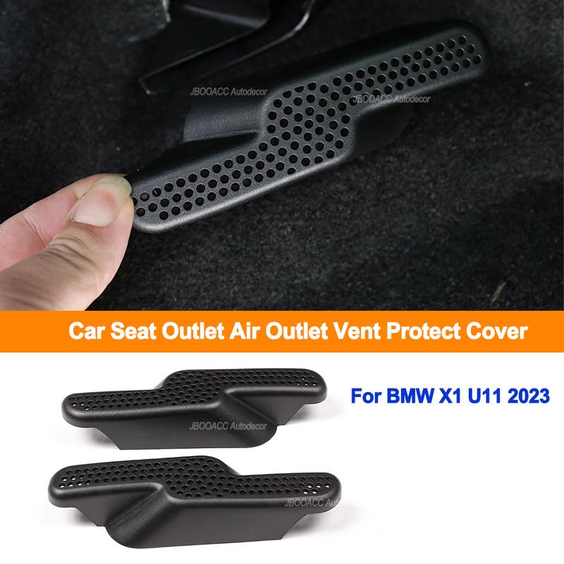 For BMW X1 U11 2 Series ABS Pair Car Seat Outlet Air Outlet Vent Protect Cover Trim Stickers Car Accessories Protector