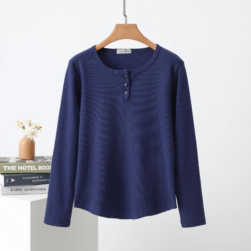 Pullovers Tops Women Long Sleeves Autumn Winter Blouse Oversized Round Neck Loose Long Sleeve Shirt Slim Pullover Tops
