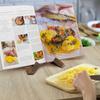 Rezeptständer Tabletständer Halter Holz Kochbuchständer Kiefernholz Offenes Buch Ständer Kiefer Holzkohle Tischplatte Notenständer