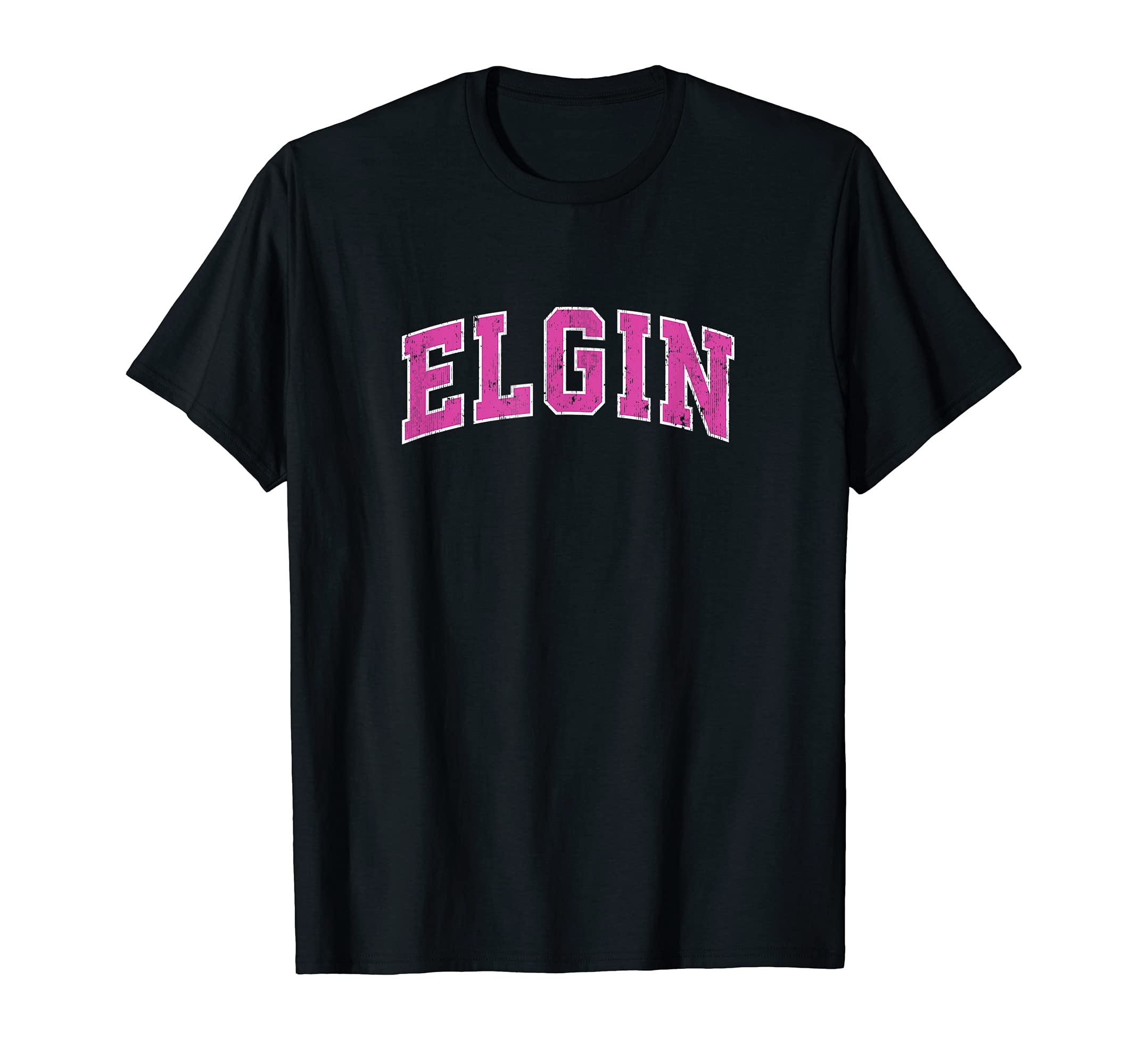 

Футболка Elgin Illinois IL Vintage Sports Design Pink Design