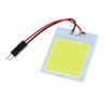 48SMD Lampka na drążek samochodowy 4W 12V Lampa wewnętrzna Biały Panel kopułkowy T10 Uniwersalny