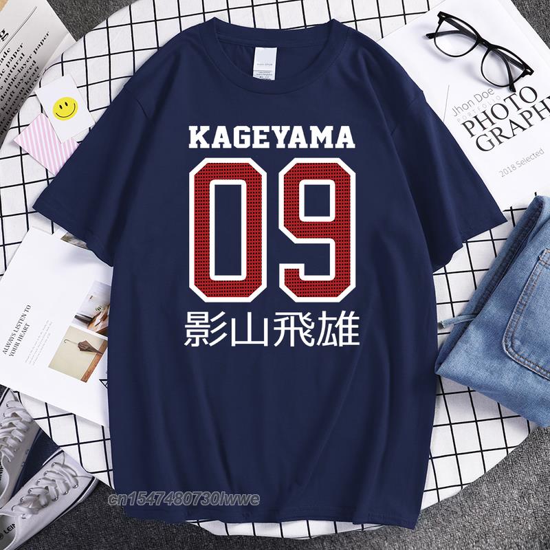 Cartoon Kageyama Tobio Anime Tshirts Unisexs Hip Hop Fashion Funny Tee Shirts Casual Brand Tops Volleyball Club Unisex Tshirt
