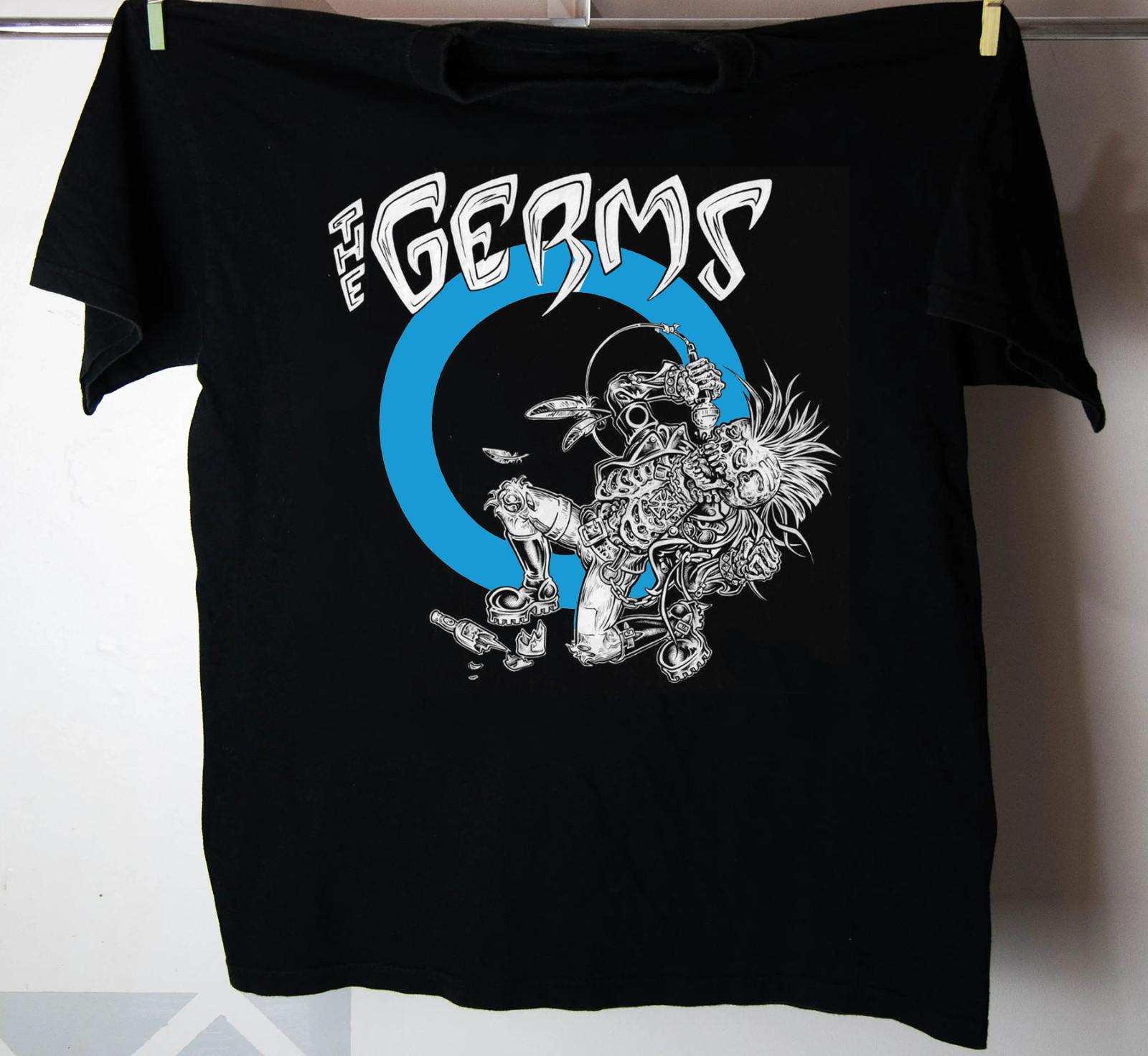 The Germs Poster Music Band Tee Shirt Black Unisex S-5XL EM0893 Unisex T-Shirt XXL