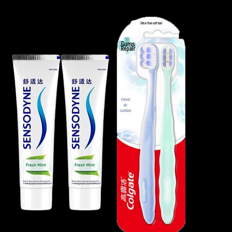 Sensodyne Fresh Mint Anti-Cavity & Sensitivity Toothpaste Set