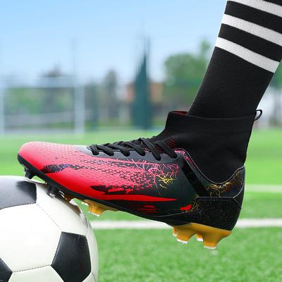 Chaussures de football pour hommes de haute qualité, nouvelles chaussures de football TF/FG résistantes à l'usure pour enfants, baskets d'entraînement antidérapantes pour l'extérieur