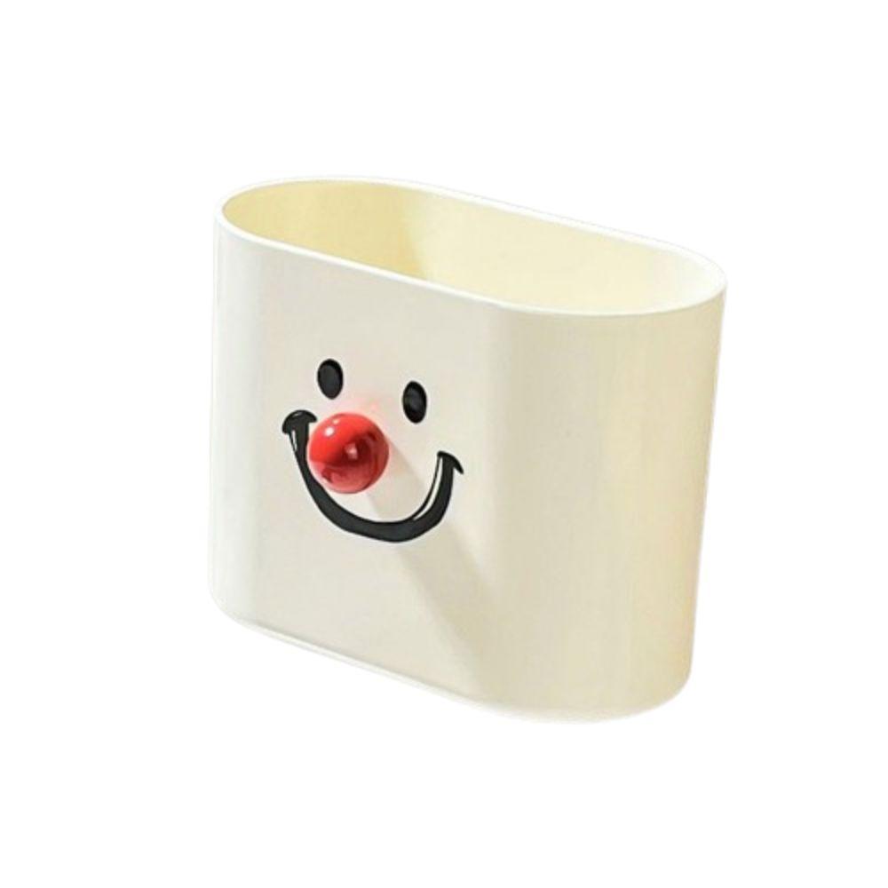 

Wall Mounted Toothbrush Storage Box Creative Shower Organizer Toothpaste Storage Rack Household Style 2