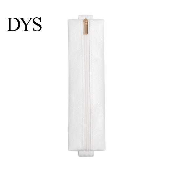 Retro Texture Writing Tool Case Zipper Pen Holder for Notebook, with Adjustable Elastic Band Versatile Daily Commuter Bag Design, Slim Lightweight