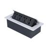 Floor Electrical Socket Embedded 3 Hole Outlet with Computer Telephone Interface 250V 13A