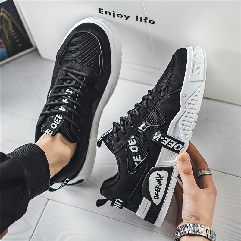 Men's casual shoes new platform Korean version of fashion youth board shoes original breathable white sports shoes trendy shoes