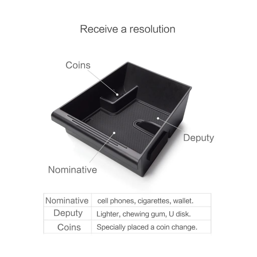 for Mazda MX-5 NC 2006 - 2014 MX5 MIATA Roadster Center Console Armrest Storage Box Organizer Tray Car Accessories Tidying