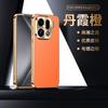 New applicable oppofindx8s + mobile phone case x8pro electroplated edge x8s women's luxury plain leather pattern protective case x9