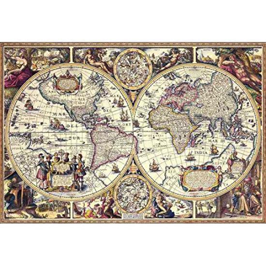 Jigsaw Antique Map 1000-piece Puzzle (49x72cm)