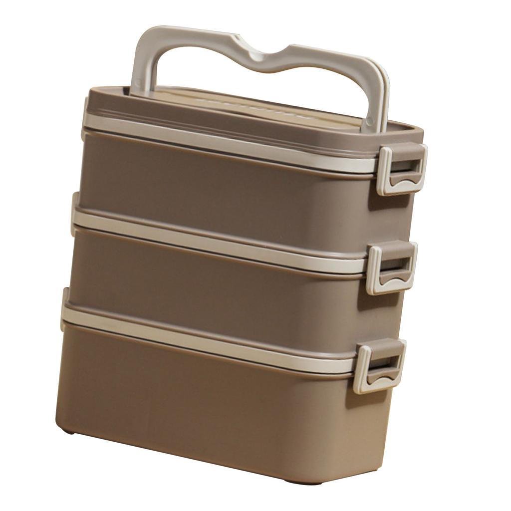 3vrstvý obědový box 304 nerezová ocel stohovatelný přenosný velkokapacitní bento box pro děti dospělé